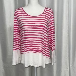 🎉3/$15🎉Talbots Striped Shirt - Size XL